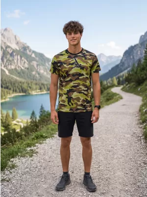 Pánske funkčné prémiové tričko ALTISPORT VOJ/ALM038TR01 ARMÁDNA ZELENÁ