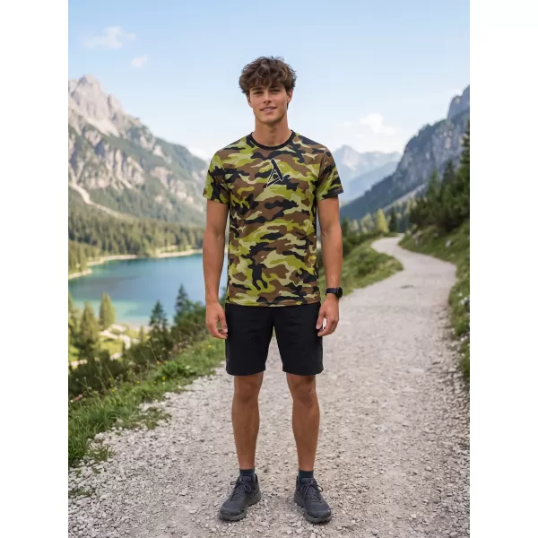  Pánske funkčné prémiové tričko ALTISPORT VOJ/ALM038TR01 ARMÁDNA ZELENÁ 