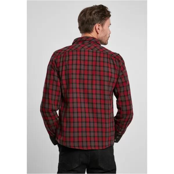  Pánska košeľa BRANDIT DUNCAN CHECKED BD4016 RED/BROWN 