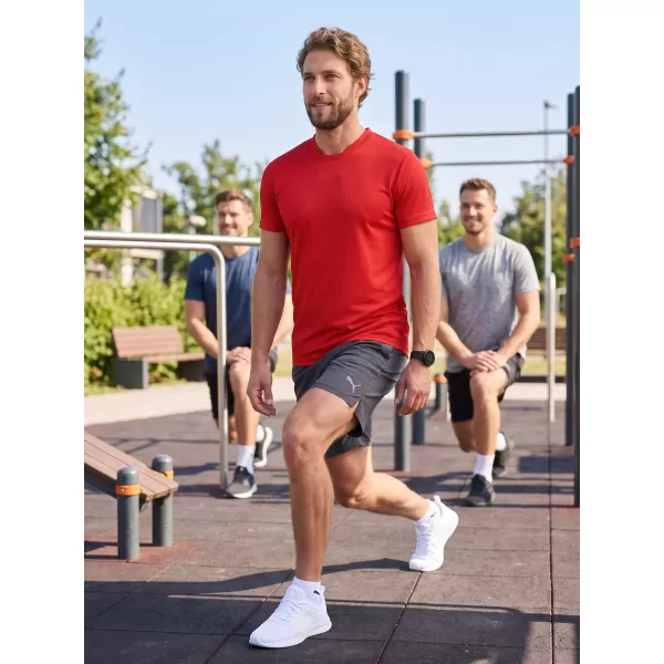  Pánske funkčné tričko ALTISPORT NoPrint NP/ALM421 červená 