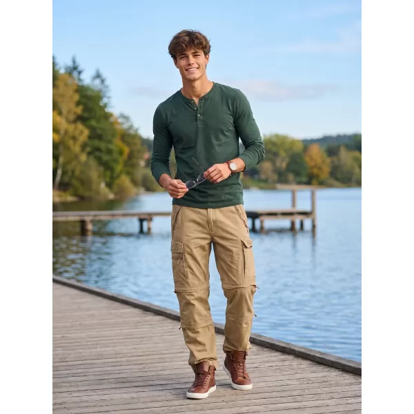  Pánske nohavice Brandinit Savannah Odnímateľný BD1011 Camel 