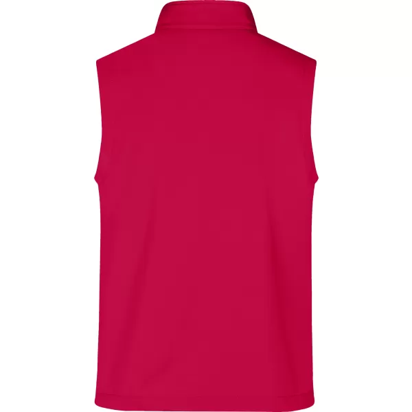  Pánska softshellová vesta ALTISPORT NoPrint NP/ALM8211NJ RED/BLACK 