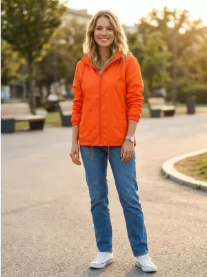 Dámska bunda ALTISPORT NoPrint NP/ALW1311NJ BRIGHT ORANGE