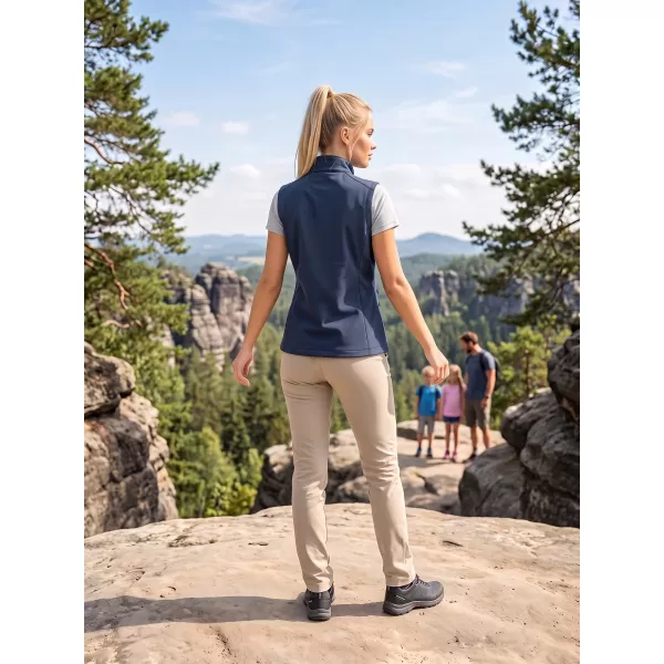  Dámska softshellová vesta ALTISPORT NoPrint NP/ALW7211NJ NAVY/NAVY 