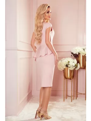 Dámske šaty Numoco midi A192-13 PINK