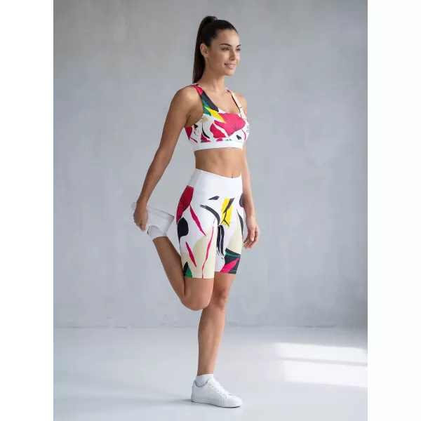  Dámske funkčné legíny nad kolená premium ALTISPORT VOJ/ALW042LEG02 biela 