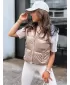 Dámska vesta DSTREET OSHE TY3703 KARAMEL