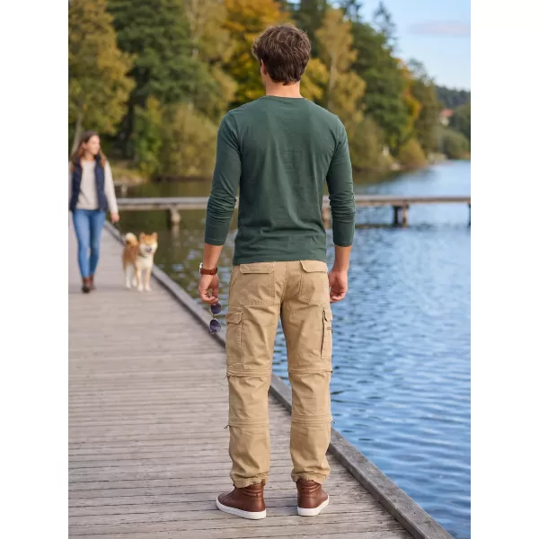  Pánske nohavice Brandinit Savannah Odnímateľný BD1011 Camel 