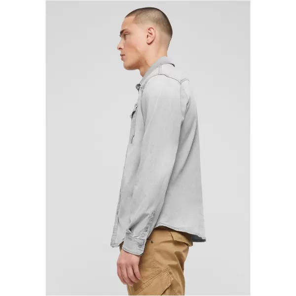  Pánska košeľa Brandit Riley Denim BD4020 GRAY 