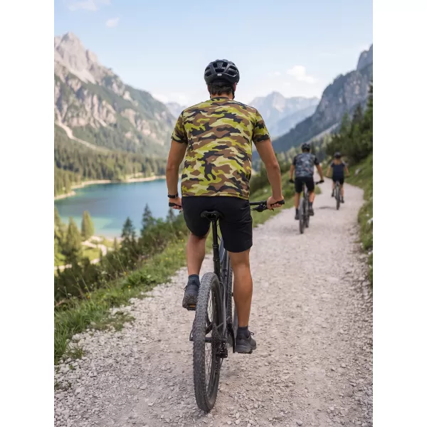  Pánske funkčné prémiové tričko ALTISPORT VOJ/ALM038TR01 ARMÁDNA ZELENÁ 
