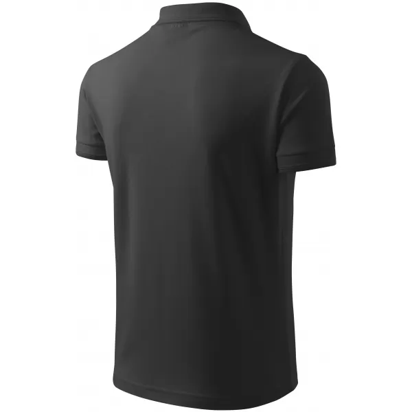  Pánske tričko s golierom ALTISPORT NoPrint NP/ALM302 ANTRACITOVÝ MELIER 