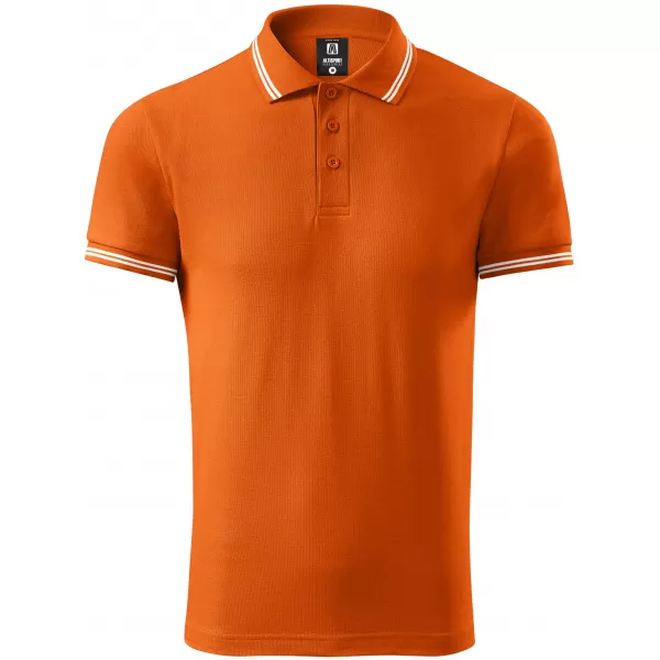  Pánske tričko s golierom ALTISPORT NoPrint NP/ALM912 oranžová 
