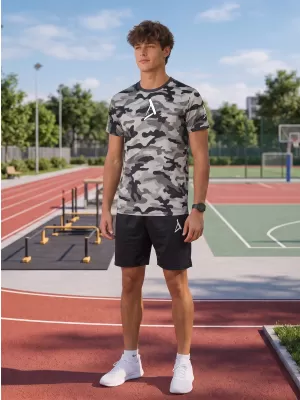 Pánske funkčné tričko premium ALTISPORT VOJ/ALM038TR01 sivá