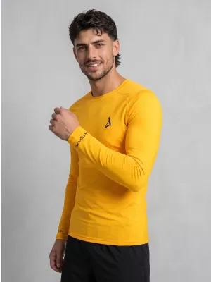 Pánske funkčné kompresné tričko premium ALTISPORT VOJ/ALM000TR03 ORANŽOVÁ