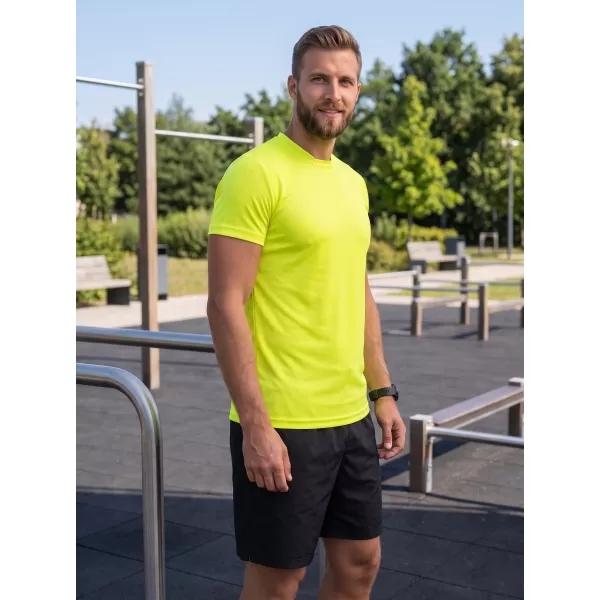  Pánske funkčné tričko ALTISPORT NoPrint NP/ALM421 NEON YELLOW 