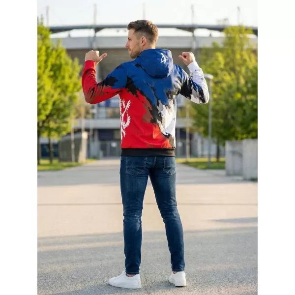  Pánska prémiová funkčná mikina ALTISPORT VOJ/ALM036MI01 PRUHY 