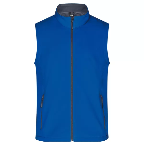  Pánska softshellová vesta ALTISPORT NoPrint NP/ALM8211NJ NAUTIC BLUE/NAVY 