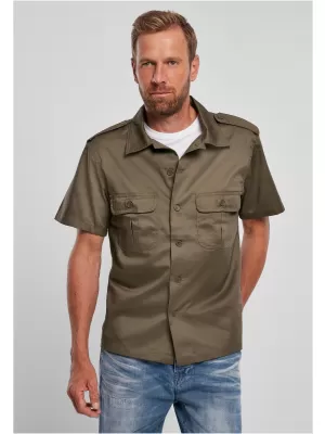 Pánska košeľa Brandit BD4101 Olive