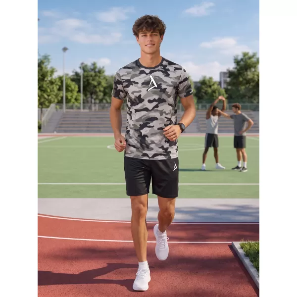  Pánske funkčné tričko premium ALTISPORT VOJ/ALM038TR01 sivá 