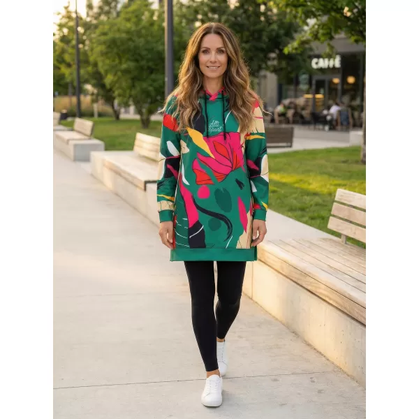  Dámska funkčná mikina premium ALTISPORT VOJ/ALW042MI03 zelená 