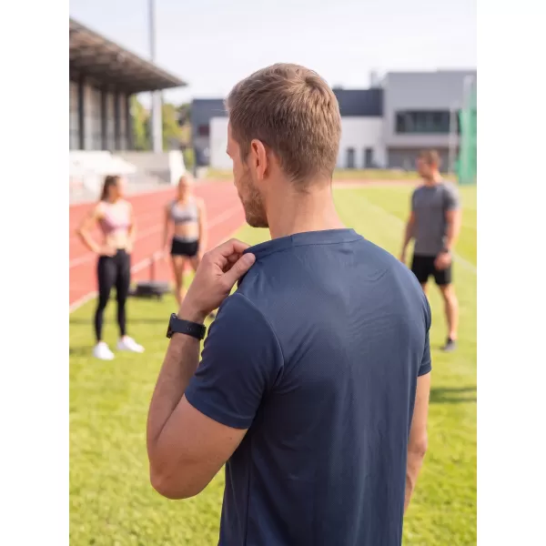  Pánske funkčné tričko ALTISPORT NoPrint NP/ALM421 NÁMORNÁ modrá 
