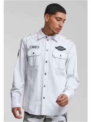Pánska košeľa BRANDIT LUIS VINTAGE BD4023 WHITE