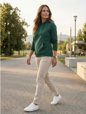 Dámska mikina ALTISPORT NoPrint NP/ALW579NJ DARK GREEN