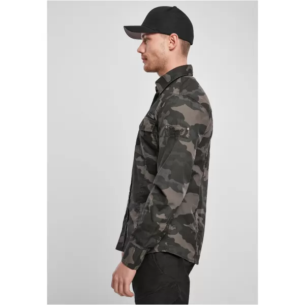  Pánska košeľa BRANDIT SLIM WORKER BD4005 DARKCAMO 