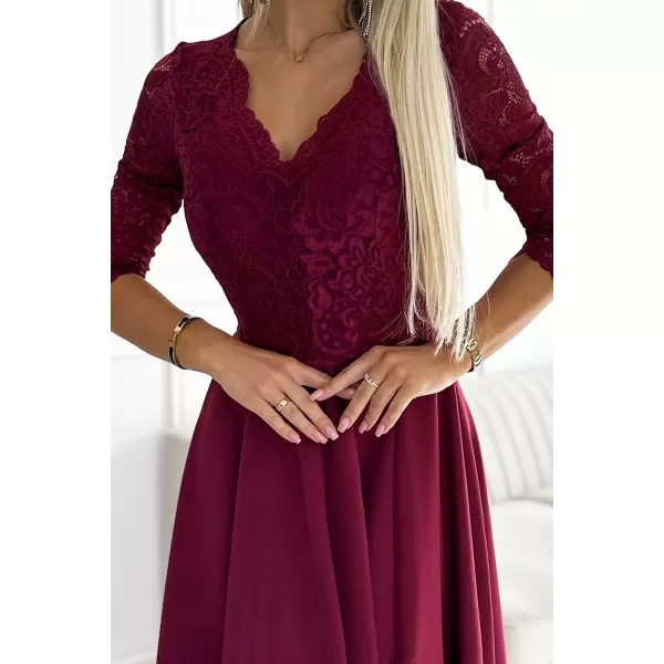  Šaty NUMOCO AMBER 309-9 ČERVENÁ 