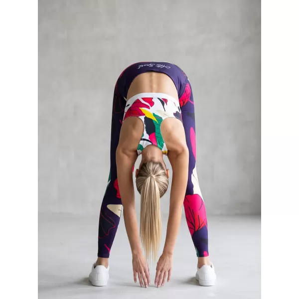  Dámske dlhé funkčné legíny premium ALTISPORT VOJ/ALW042LEG01 TMAVO modrá 