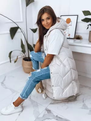 Dámska vesta DSTREET LARIS TY2835 BIELA