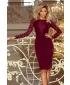 Šaty NUMOCO EMMA 216-3 ČERVENÁ