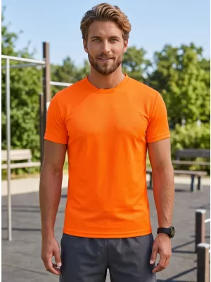 Pánske funkčné tričko ALTISPORT NoPrint NP/ALM421 NEON ORANGE