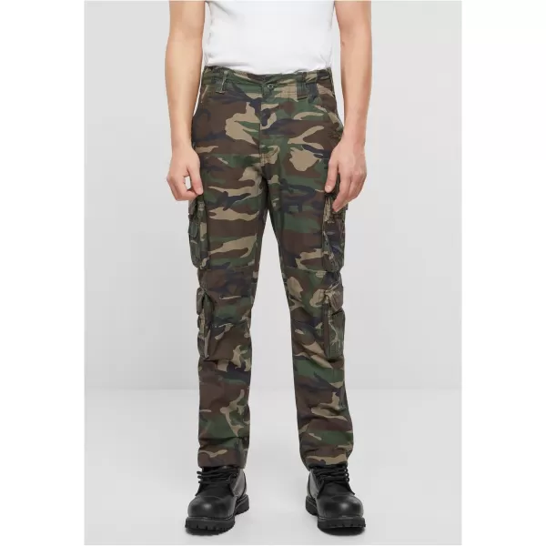  Pánske nohavice Brandit Pure Slim BD1016 Woodland 