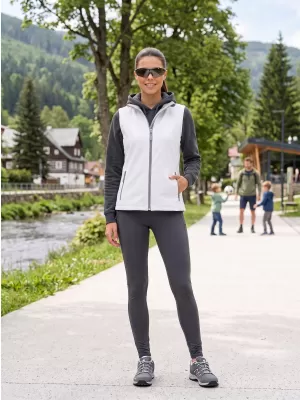 Dámska softshellová vesta ALTISPORT NoPrint NP/ALW7211NJ WHITE/WHITE