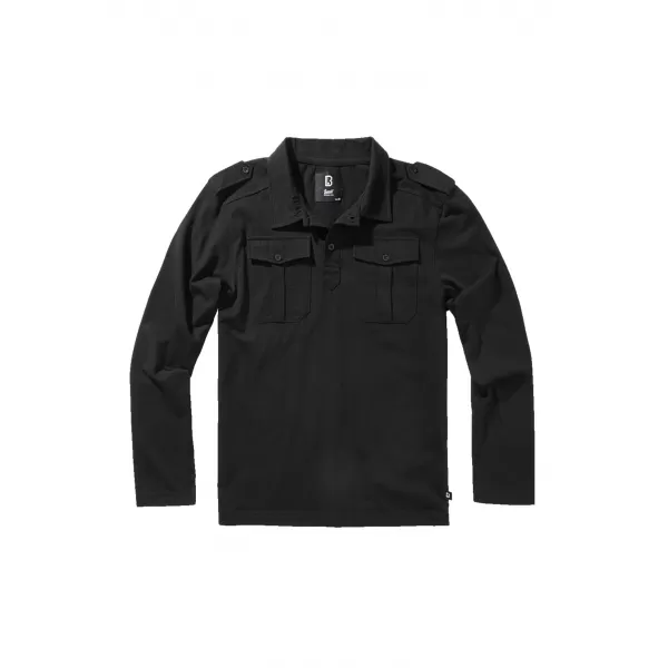  Pánska košeľa BRANDIT BD4203 BLACK 