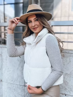 Dámska vesta DSTREET BEEWARM TY3801 BIELA