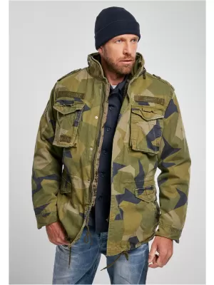 Pánska bunda BRANDIT M-65 GIANT BD3101 ŠVÉDSKY CAMO