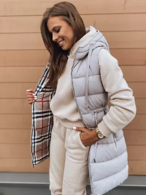 Dámska vesta DSTREET KERIS TY2909 BÉŽOVÁ