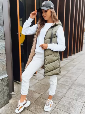 Dámska vesta DSTREET ONADE TY3724 ZELENÁ