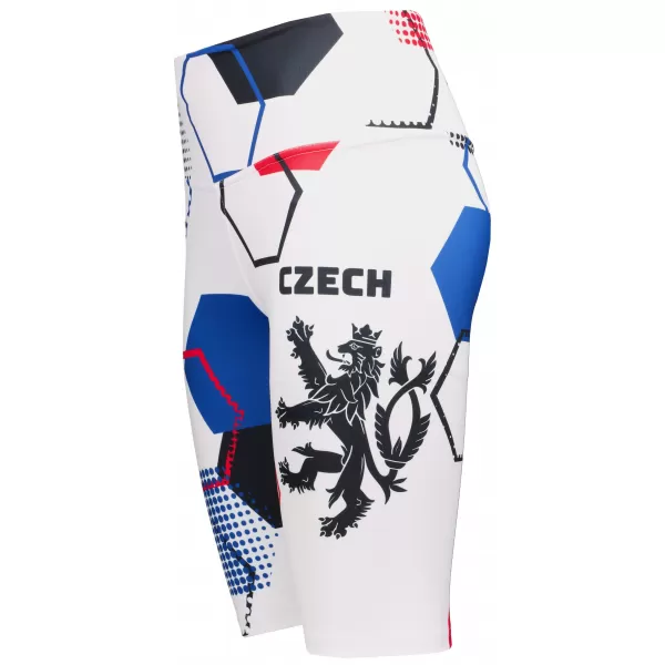  Dámske prémiové funkčné legíny nad kolená ALTISPORT VOJ/ALW036LEG02 HEXA BIELA 