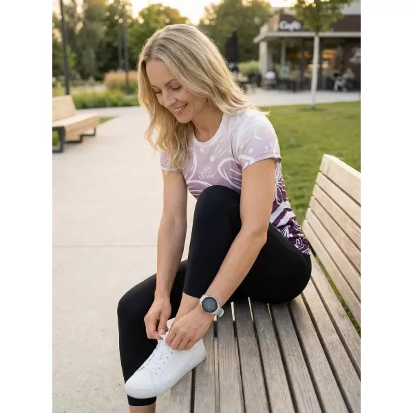  Dámske funkčné tričko premium ALTISPORT VOJ/ALW045TR01 FIALOVÁ/BIELA 