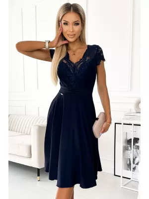 Dámske šaty Numoco Linda 381-4 BLUE