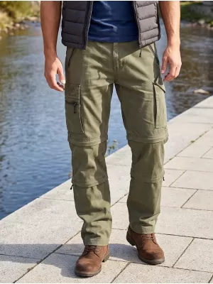 Pánske nohavice BRANDIT SAVANNAH REMOVABLE BD1011 OLIVE