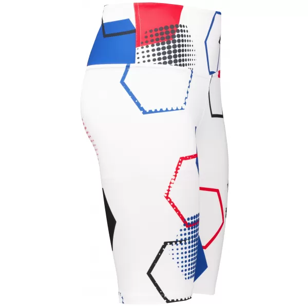  Dámske prémiové funkčné legíny nad kolená ALTISPORT VOJ/ALW036LEG02 HEXA BIELA 