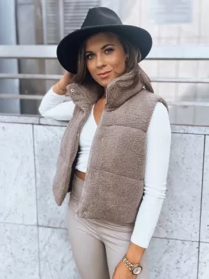 Dámska vesta DSTREET BEEWARM TY3800 KARAMEL