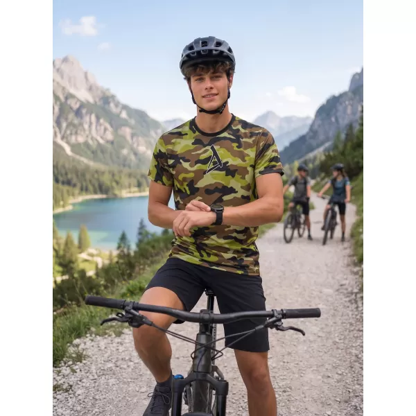  Pánske funkčné prémiové tričko ALTISPORT VOJ/ALM038TR01 ARMÁDNA ZELENÁ 