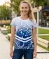 Dámske funkčné tričko premium ALTISPORT VOJ/ALW045TR01 NÁMORNÁ MODRÁ/BIELA