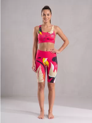 Dámske funkčné legíny nad kolená premium ALTISPORT VOJ/ALW042LEG02 ružová