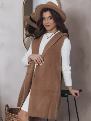 Dámska vesta DSTREET ARTEMI TY4104 ŤAVA